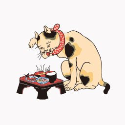 According to the season Noodles & Appetizers arrive.